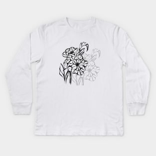 Camellia Kids Long Sleeve T-Shirt